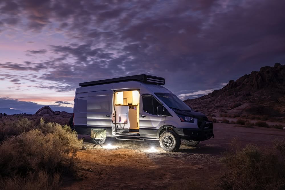 Custom built luxury camper van